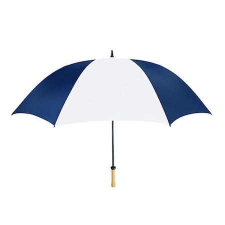 Natico Originals Natico Originals 60-42-NBL-WH 42 in. Spectrum Auto Open Umbrella; Navy Blue & White 60-42-NBL-WH